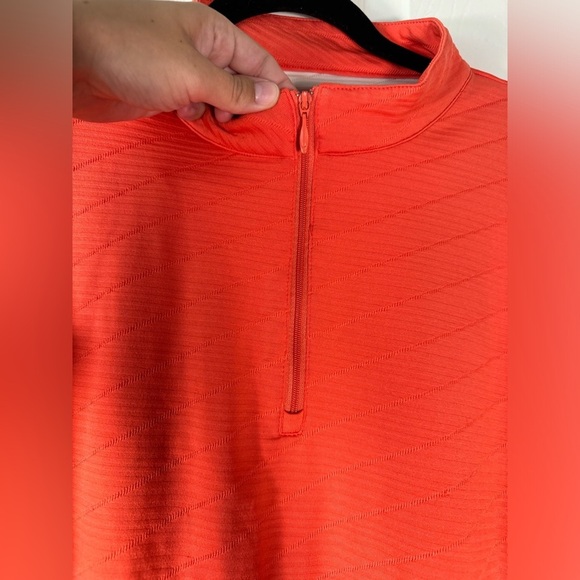 Straight Down Women’s Quarter Zip Golf Pullover Long Sleeve Coral Size Large - Picture 2 of 9